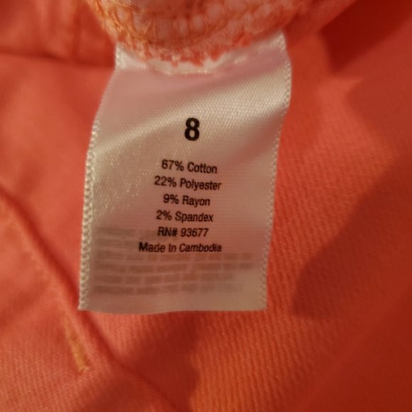 a.n.a. Reddish Pink Skinny Ankle Jeans - Size 8 - Picture 12 of 14